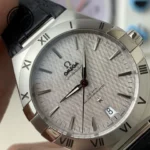 Constellation White Dial Black Gummy Strap 41mm Super Clone