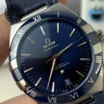 Constellation Blue Dial Blue Leather Strap 41mm Super Clone