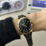Constellation Gold Black Dial Leather Strap 41mm Super Clone