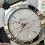Constellation Silver Grey Dial Black Gummy Strap 41mm Super Clone
