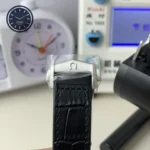 Constellation Grey Dial Black Leather Strap 41mm Super Clone