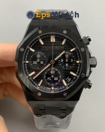 Royal Oak Chronograph 26240CE 41mm Black Ceramic Super Clone