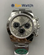 Daytona 126509 Weighted Version 40mm Silver Dial Super Clone