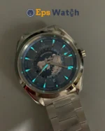 Seamaster Aqua Terra 150m World Time Watch 43mm Blue Dial Super Clone