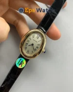 Cartier Bathtub Quartz Best Edition White Dial Super Clone