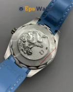 Seamaster Aqua Terra 150m World Time Watch 43mm Blue Dial Super Clone