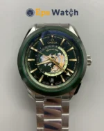 Seamaster Aqua Terra World Time Watch 43mm Green Dial Super Clone