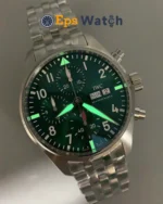 IWC Pilot's Watch IW388104 Green Dial 41mm Super Clone
