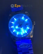 Day-Date 228236 Weighted Version with Ice 40mm Blue Dial Super Clone