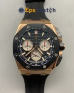 Royal Oak Offshore 26420RO 43mm Rose Gold Case Black Dial Super Clone
