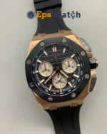 Royal Oak Offshore 26420RO 43mm Rose Gold Case Black Dial Super Clone