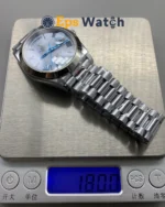 Rolex Day-Date 228206 Blue/Dark Pattern Dial 40mm Super Clone