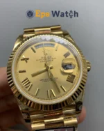 Day-Date 228238 Roman numeral-studded gold dial 40mm Super Clone
