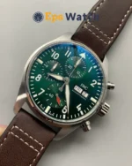 IWC Pilot's Watch IW388103 Green Dial 41mm Super Clone