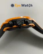 Big Bang Series Ceramic 42mm Orange Skeleton Dial Super Clone