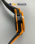 Big Bang Series Ceramic 42mm Orange Skeleton Dial Super Clone