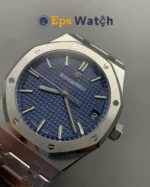 Royal Oak 15500 1:1 Best Version 41MM Blue Textured Dial Super Clone