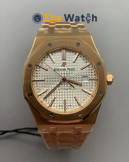 Royal Oak 15400OR 41mm White Textured Dial Super Clone