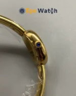 Cartier Bathtub Quartz 18K Gold Plated Silver Dial Super Clone