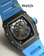 RM035-02 Best Version Skeleton Dial Blue Strap Super Clone