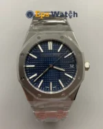 Royal Oak 15500ST 41mm Blue Textured Dial 1:1 Best Version Super Clone
