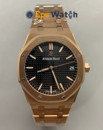 Royal Oak 15500OR 41mm Best Version Black Textured Dial Super Clone