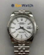 DateJust126334 Perfect Replica 41mm White Stick Dial VS3235 Super Clone