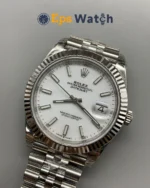 DateJust126334 Perfect Replica 41mm White Stick Dial VS3235 Super Clone