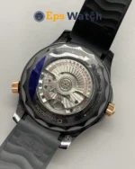 Seamaster 300m 43.5mm Rose Gold Ceramic Black Dial Super Clone