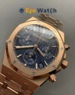 Royal Oak Chronograph 26240OR 41mm Blue Dial Super Clone