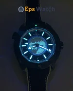Planet Ocean Best Edition World Time with Blue Nylon Strap Super Clone