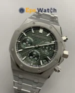 Royal Oak Chronograph 26240ST 41mm Green Dial Super Clone