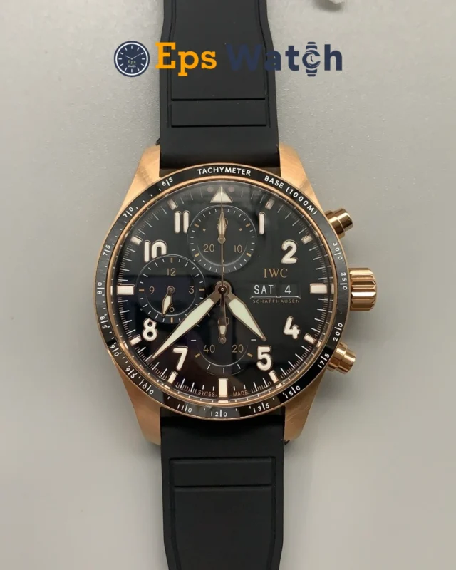 IWC Pilot's Watch IW501005 Black Dial 46mm Super Clone
