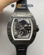 RM055 NTPT White Bezel With Black Rubber Strap RMUL2 Super Clone