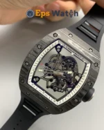 RM055 NTPT White Bezel With Black Rubber Strap RMUL2 Super Clone