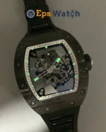 RM055 NTPT White Bezel With Black Rubber Strap RMUL2 Super Clone