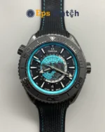 Planet Ocean Best Edition World Time with Blue Nylon Strap Super Clone