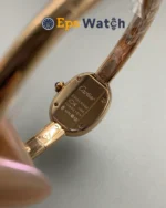 Cartier Bathtub Quartz Rose Gold White Dial Super Clone