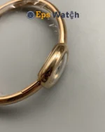 Cartier Bathtub Quartz Rose Gold White Dial Super Clone