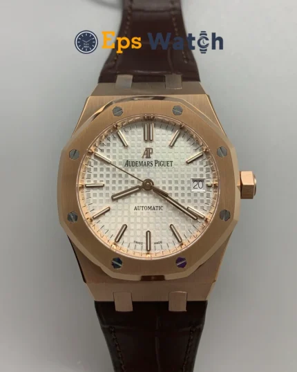 Royal Oak 15450OR 37mm White Textured Dial Super Clone