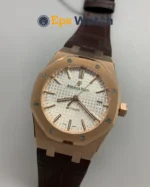 Royal Oak 15450OR 37mm White Textured Dial Super Clone