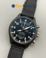 IWC Pilot's Watch IW389001 Black Dial 44mm Super Clone