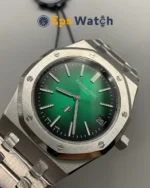 Royal Oak 15202PT 39mm Two-hand Green/Black Dial Super Clone