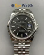 DateJust126334 Best Version 41mm Grey Dial VS3235 Super Clone