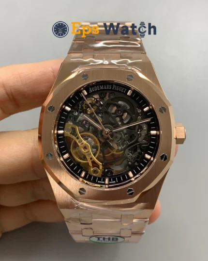 Royal Oak 15407OR Openworked Rose Gold 41mm 1:1 Super Clone