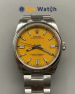 Oyster Perpetual 124300 Yellow Dial 41mm Super Clone