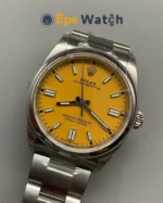Oyster Perpetual 124300 Yellow Dial 41mm Super Clone