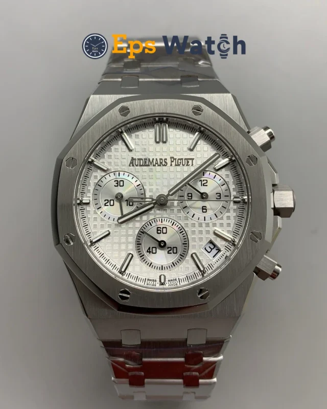 Royal Oak Chronograph 26240ST 41mm Silver Dial Super Clone