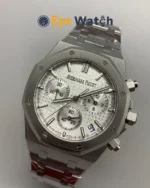 Royal Oak Chronograph 26240ST 41mm Silver Dial Super Clone