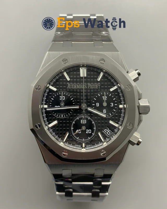 Royal Oak Chronograph 26240ST 41mm Black Dial Super Clone